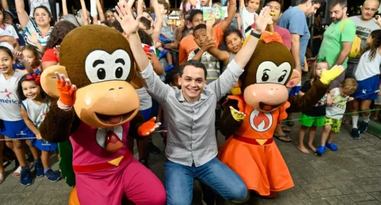Muita diversão na inauguração do Parque Kids, em Jardim da Penha