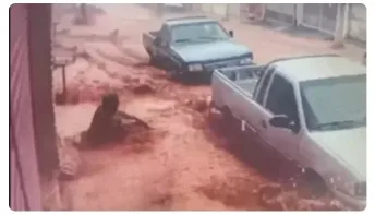 Mulher arrastada por chuva morre; criança sobrevive