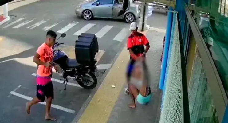 Mulher é arrastada pelos cabelos em sequestro em Guarapari