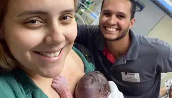 Mulher vai a UPA para tratar gases e descobre gravidez momentos antes de dar à luz