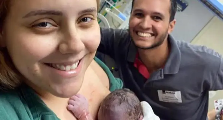 Mulher vai a UPA para tratar gases e descobre gravidez momentos antes de dar à luz