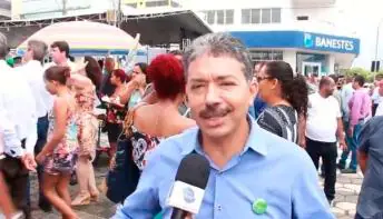 Na comitiva de Casagrande, Freitas vibra com visita às obras da barragem e inauguração de estrada rural em Montanha