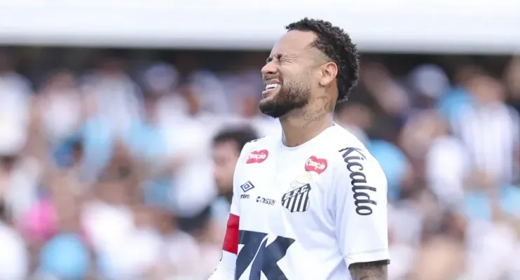 Neymar tem lesão na coxa e desfalca o Santos contra o São Paulo