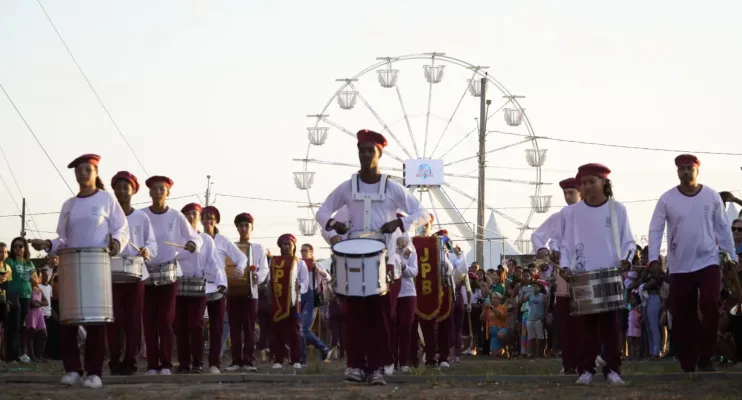 No aniversario da cidade, bandas escolares brilham na exposama 