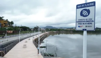 Nova Orla em Cariacica possui seis pontos de wi-fi de acesso gratuito