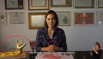 Objetos ao redor de Michelle Bolsonaro em vídeo chamam atenção e geram interpretações nas redes sociais
