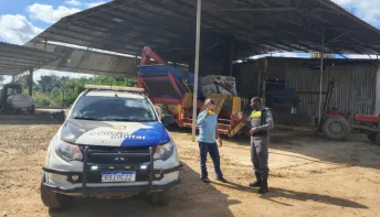 Operação Colheita começa atuação em áreas rurais de Jaguaré e Vila Valério