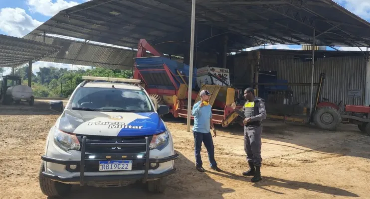 Operação Colheita começa atuação em áreas rurais de Jaguaré e Vila Valério