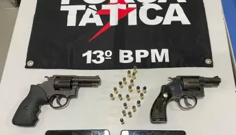 Operação do 13º Batalhão Apreende Armas e Captura Foragido da Justiça em São Mateus