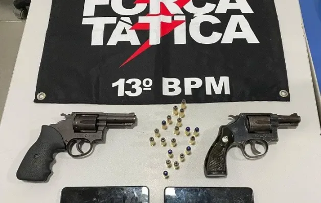 Operação do 13º Batalhão Apreende Armas e Captura Foragido da Justiça em São Mateus