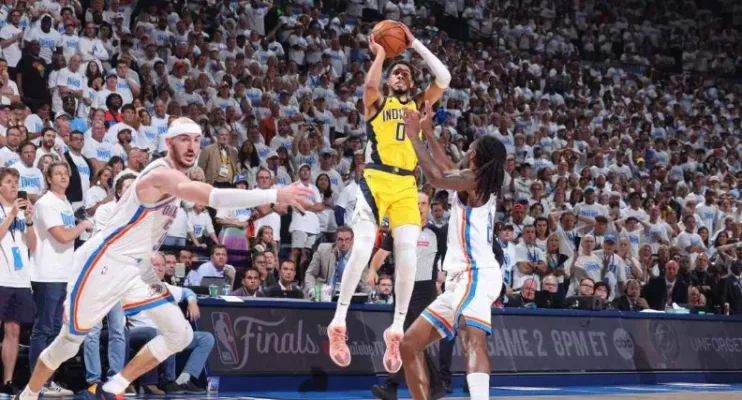 Pacers viram novamente e vencem Thunder com arremesso decisivo de Haliburton
