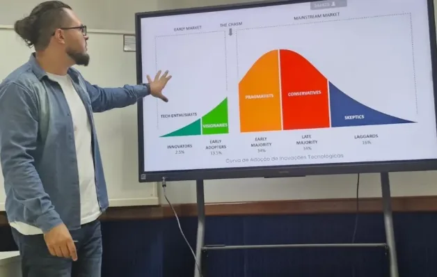 Palestra em Aracruz debate uso da inteligência artificial nas salas de aula