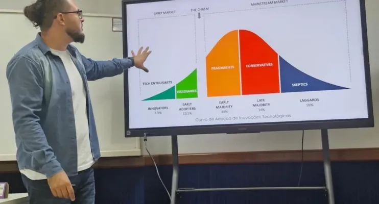 Palestra em Aracruz debate uso da inteligência artificial nas salas de aula