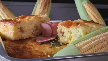 Pamonha de forno salgada