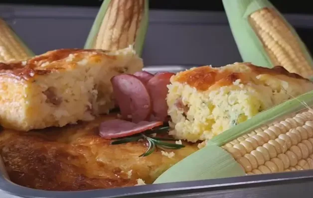 Pamonha de forno salgada