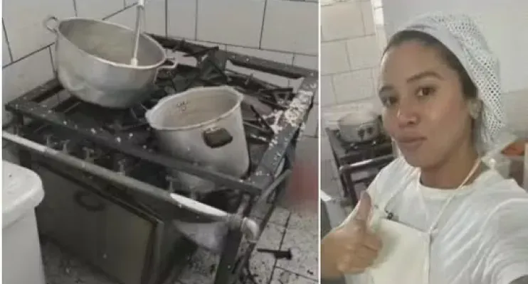 Panela de pressão explode e fere 2 merendeiros em Cordovil; mulher teve a mandíbula dilacerada
