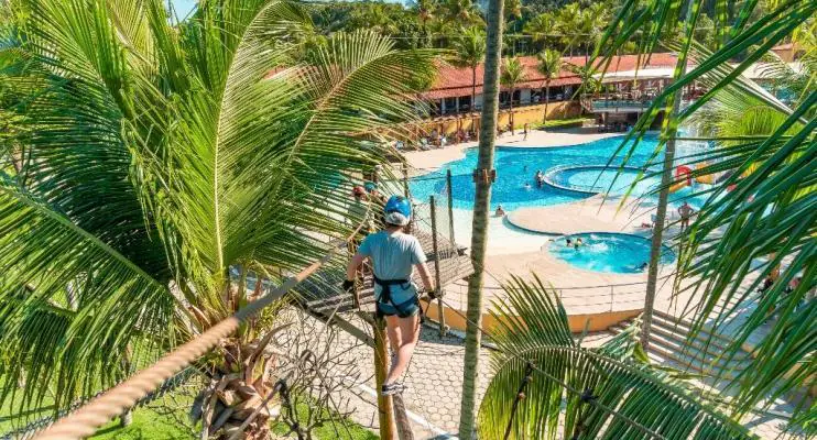 Parque de Aventuras aproxima famílias no Porto Seguro Praia Resort