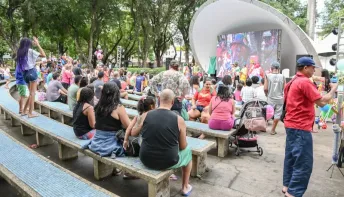 Parque Moscoso se transforma em local de seresta e reúne famílias