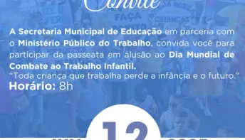 Passeata em São Mateus chama atenção para combate ao trabalho infantil