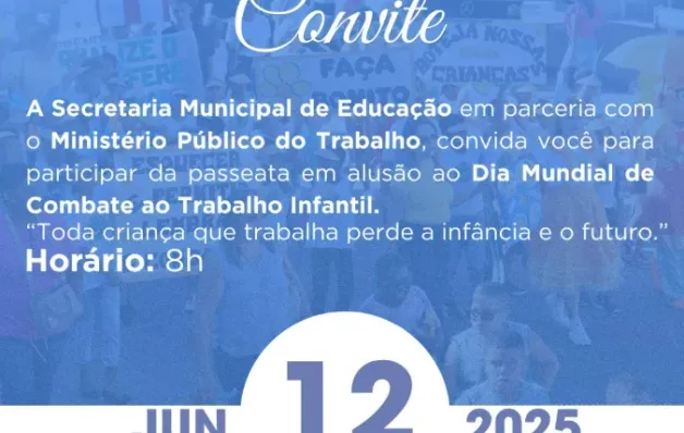 Passeata em São Mateus chama atenção para combate ao trabalho infantil