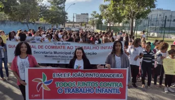 Passeatas de conscientização marca dia mundial de combate ao trabalho infantil em São Mateus  