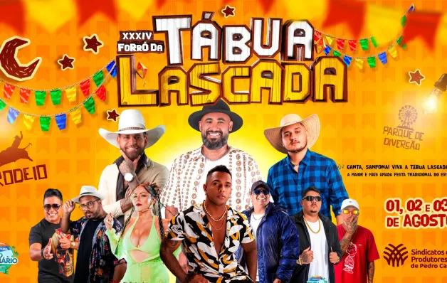 Pedro Canário divulga programação oficial do XXXIV Forró da Tábua Lascada