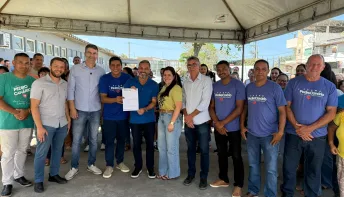 Pedro Canário recebe secretário estadual de Saúde para assinatura de ordem de serviço e inaugurações