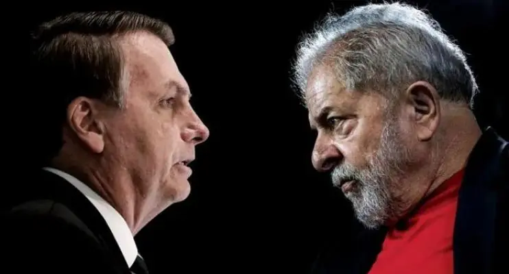 Pesquisa indica Lula com 54% no segundo turno e Bolsonaro com 38%