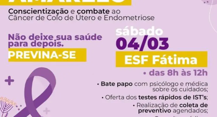 Prefeitura de Jaguaré realiza ação em Fátima contra câncer em mulheres