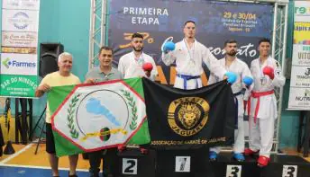 Jaguaré conquista 27 medalhas na 1ª Etapa do Estadual de Karate