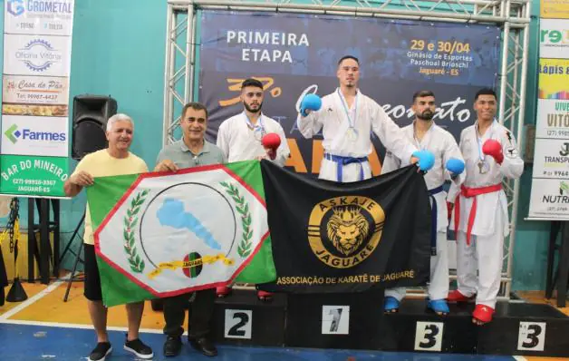 Jaguaré conquista 27 medalhas na 1ª Etapa do Estadual de Karate