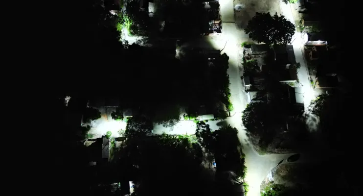 Pinheiros moderniza iluminação pública e instala luminárias de LED em São José do Jundiá