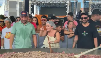 Pinheiros realiza maior fritada de carne de sol e aipim do mundo durante aniversário de 61 anos