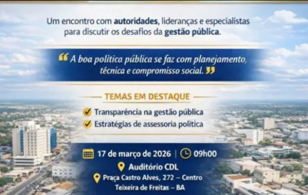 Planejar promove ciclo de debates sobre políticas públicas em Teixeira de Freitas