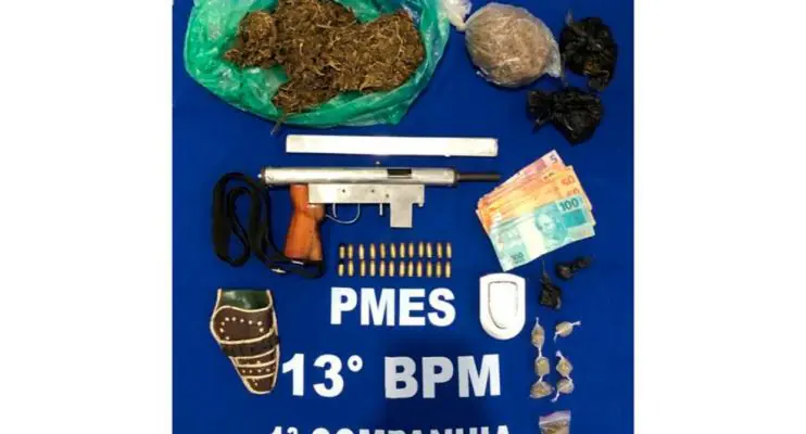 PM apreendem entorpecentes em Nova Aimorés zona rural de São Mateus