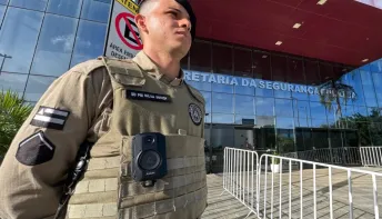 PMs de mais 10 unidades da capital e da RMS passam a utilizar câmeras corporais no patrulhamento ordinário