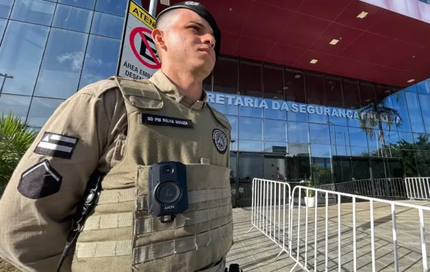 PMs de mais 10 unidades da capital e da RMS passam a utilizar câmeras corporais no patrulhamento ordinário