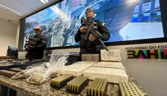 Polícia baiana aumenta em 9% o número de armas de fogo apreendidas