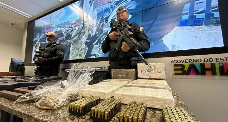 Polícia baiana aumenta em 9% o número de armas de fogo apreendidas