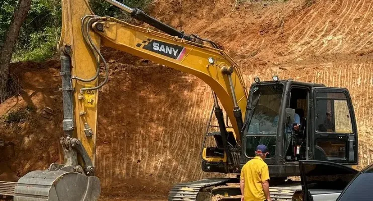 Polícia Civil recupera escavadeira furtada avaliada em R$ 500 mil em Colatina