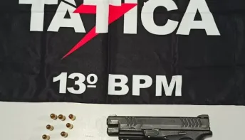 Polícia Militar apreende pistola 9 mm e 21 munições durante operação em São Mateus