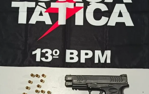 Polícia Militar apreende pistola 9 mm e 21 munições durante operação em São Mateus