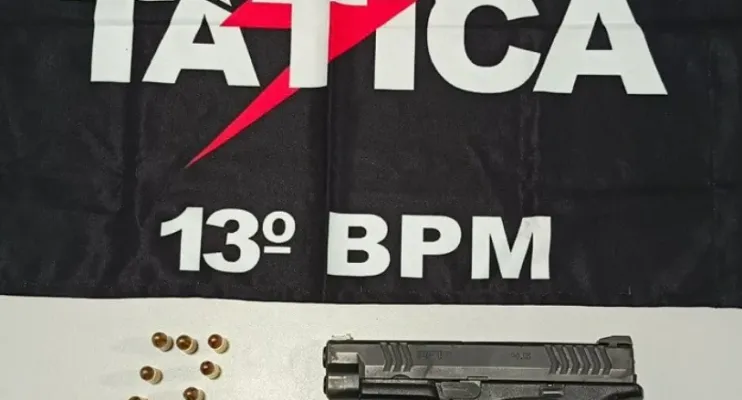 Polícia Militar apreende pistola 9 mm e 21 munições durante operação em São Mateus