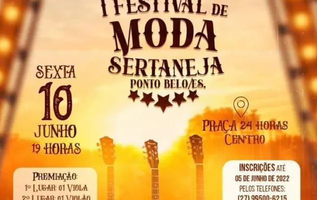 Ponto Belo sedia 1° Festival de Moda Sertaneja
