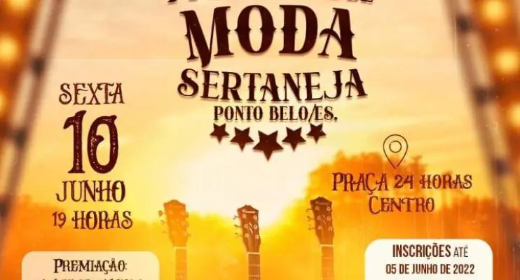 Ponto Belo sedia 1° Festival de Moda Sertaneja