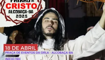 Praça da Orla em Alcobaça vai receber encenação da Paixão de Cristo nesta sexta-feira, 18 de abril