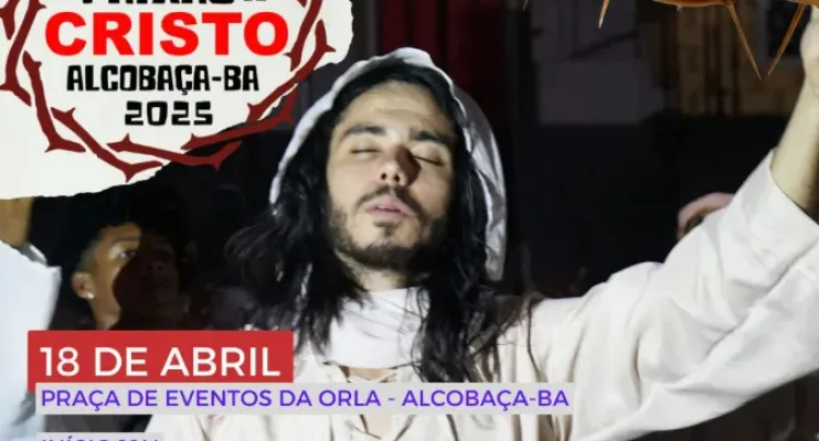 Praça da Orla em Alcobaça vai receber encenação da Paixão de Cristo nesta sexta-feira, 18 de abril