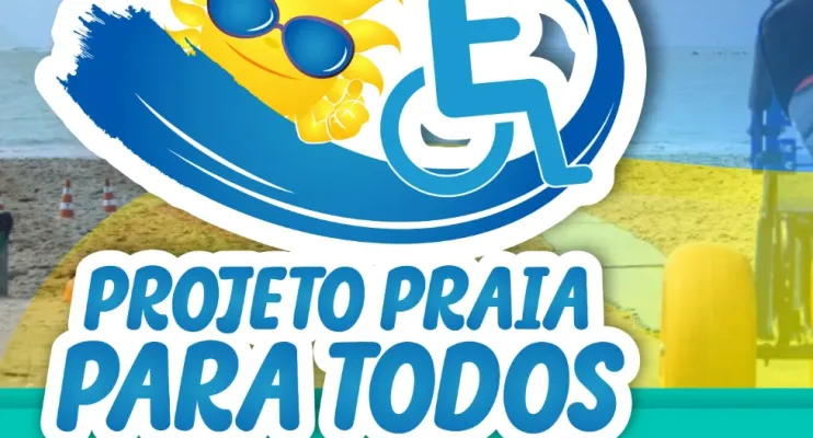 Praia de Guriri recebe projeto de inclusão para pessoas com deficiência