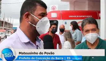 Prefeito de Conceição da Barra entrevista Deputado Freitas