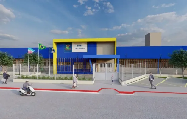 Prefeito de Linhares autoriza construção de escola em tempo integral em Povoação com investimento de R$ 9,2 milhões